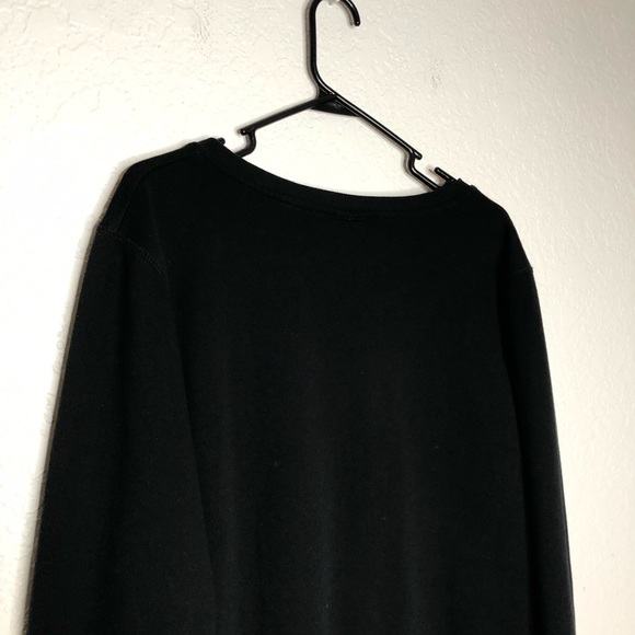 NFL Kansas City Chiefs black red sequin v neck sweatshirt size Large - Picture 12 of 14